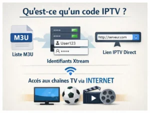 type de codes iptv pour la diffusion en ligne